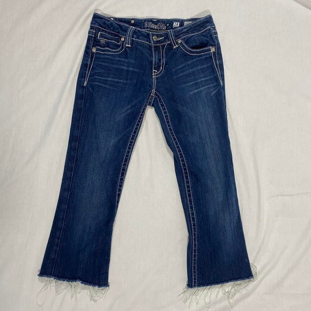 Miss Me low rise bootcut jeans size 28 y2k preppy grunge mcbling